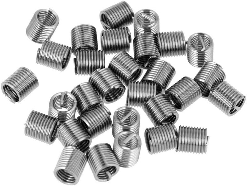 XTAUTO XT AUTO 30pcs Stainless Steel M6 x 1mm Thread Repair Insert Kit Compatible Hand Tool Set for Auto Repairing - Image 4